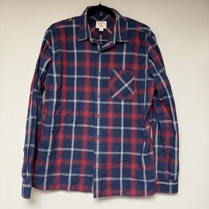 Brooks Brothers Red Fleece Men's Plaid Button Up Size L